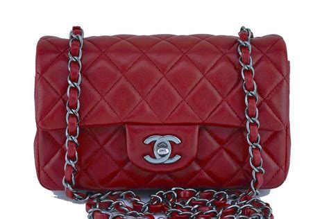 chanel mini 8 red caviar sbn|Chanel Mini Bags & Flap Bags On Sale .